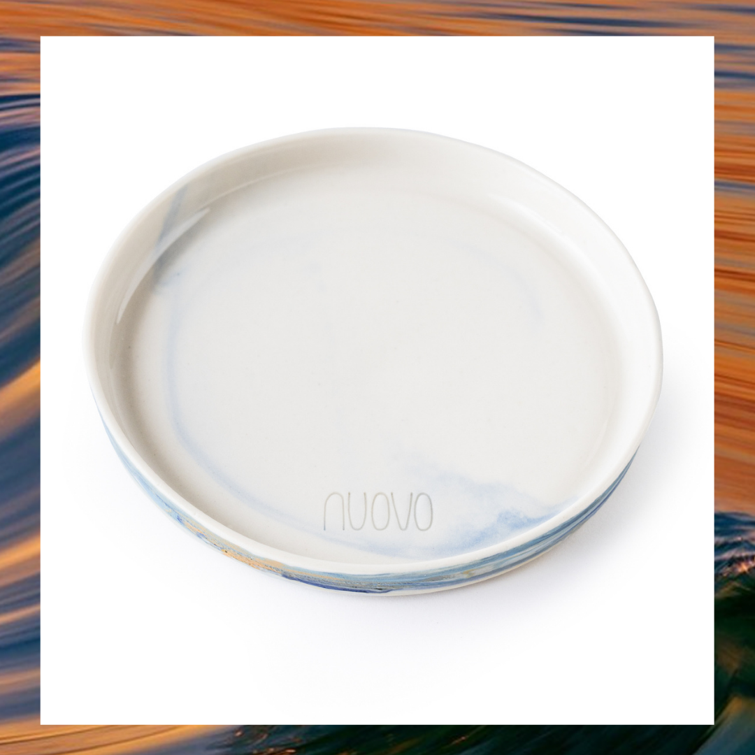 Nuovo Ceramica Wave Serisi Tabak, 11 cm