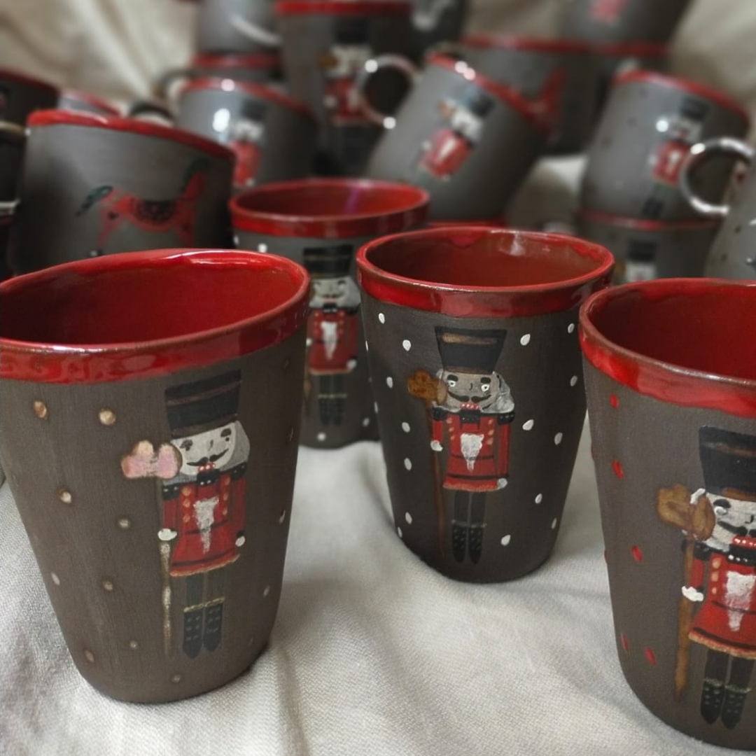 Buf Seramik Yeni Yıl Temalı Porselen Mug, 250 ml