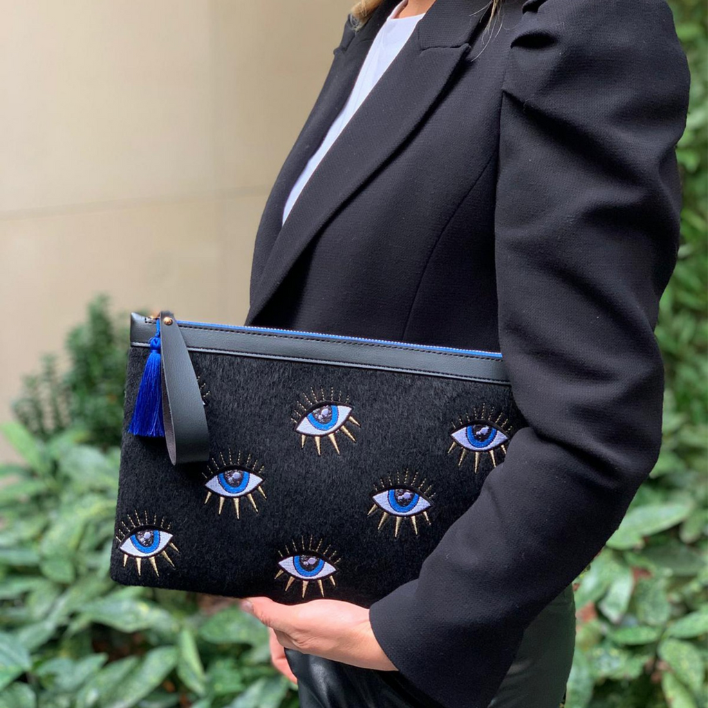 EYNA & CO. Mini Evil Eye Clutch