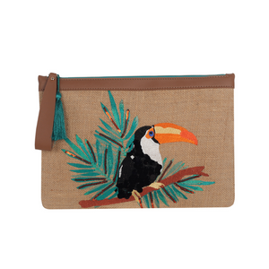 EYNA & CO. Scaly Tucan Clutch