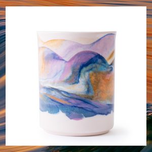 Nuovo Ceramica Wave Serisi Tall Mug, 300 ml