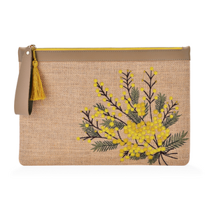 EYNA & CO. Mimosa Yellow Clutch