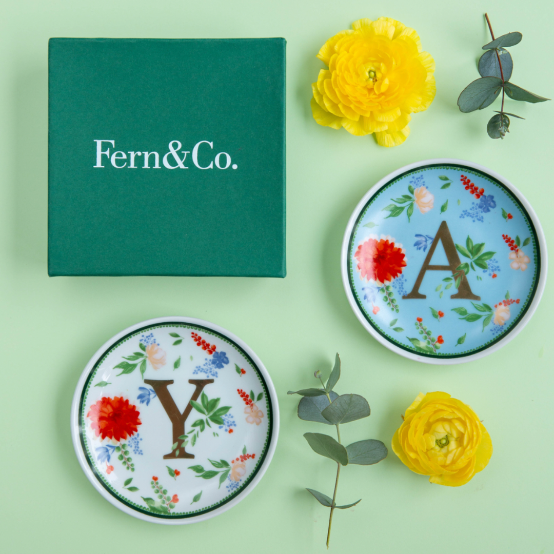 Fern&Co Initials Collection Mini Tabak, 12cm