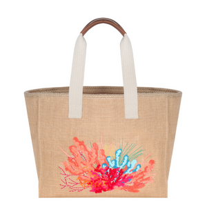 EYNA & CO. Multi Coral Beach Bag